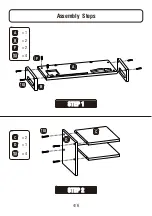 Preview for 4 page of Songmics ULLD217 Assembly Manual