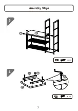 Предварительный просмотр 7 страницы Songmics ULMR34 Assembly Manual