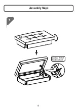 Preview for 4 page of Songmics ULPB55 Assembly Manual