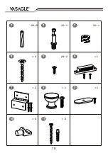 Предварительный просмотр 10 страницы Songmics VASAGLE BBC23 Manual