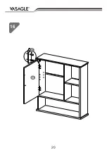 Предварительный просмотр 20 страницы Songmics VASAGLE BBC23 Manual