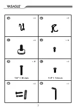 Preview for 7 page of Songmics VASAGLE HSR46 Manual