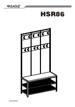 Songmics VASAGLE HSR86 Manual предпросмотр