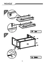 Предварительный просмотр 9 страницы Songmics VASAGLE KKS80 Manual