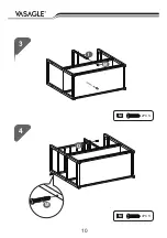 Предварительный просмотр 10 страницы Songmics VASAGLE KKS80 Manual