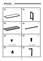 Preview for 6 page of Songmics VASAGLE LBS74 Manual