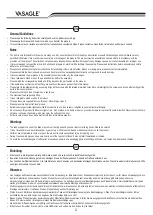 Preview for 2 page of Songmics VASAGLE LCD810 Manual