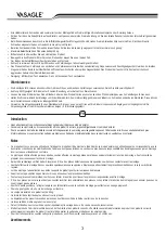 Preview for 3 page of Songmics VASAGLE LCD810 Manual