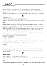 Preview for 4 page of Songmics VASAGLE LCD810 Manual