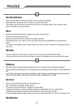 Preview for 2 page of Songmics VASAGLE LCR11 Manual