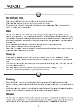 Preview for 2 page of Songmics VASAGLE LCT088 Instruction