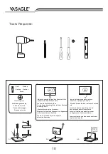 Предварительный просмотр 10 страницы Songmics VASAGLE LET04 Manual