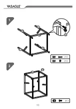 Предварительный просмотр 11 страницы Songmics VASAGLE LET04 Manual