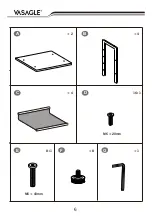 Preview for 6 page of Songmics VASAGLE LET24 Assembly Instructions Manual