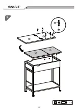 Preview for 15 page of Songmics VASAGLE LET311 Assembly Instructions Manual