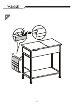 Preview for 17 page of Songmics VASAGLE LET311 Assembly Instructions Manual