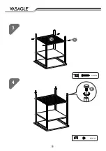 Предварительный просмотр 8 страницы Songmics VASAGLE LET47 Instruction Manual