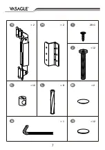 Preview for 7 page of Songmics Vasagle LHS11 Manual