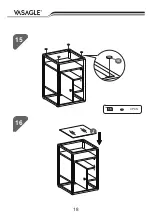 Предварительный просмотр 18 страницы Songmics VASAGLE LNT05 Manual