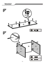 Предварительный просмотр 13 страницы Songmics VASAGLE LSC094 Assembly Instructions Manual