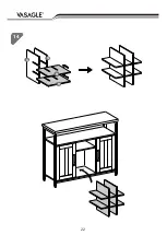 Предварительный просмотр 22 страницы Songmics VASAGLE LSC094 Assembly Instructions Manual