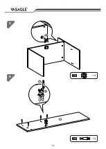 Preview for 14 page of Songmics VASAGLE LSC096 Assembly Instructions Manual