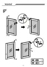 Preview for 21 page of Songmics VASAGLE LSC096 Assembly Instructions Manual