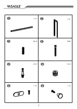 Предварительный просмотр 7 страницы Songmics VASAGLE LSC77 Manual