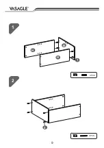 Предварительный просмотр 9 страницы Songmics VASAGLE LSC77 Manual