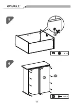 Предварительный просмотр 11 страницы Songmics VASAGLE LSC77 Manual