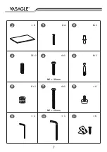 Preview for 7 page of Songmics VASAGLE LTV41 Manual