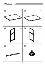 Preview for 7 page of Songmics VASAGLE LVT020B01 Instructions Manual