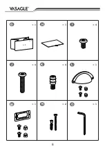 Preview for 8 page of Songmics VASAGLE LVT020B01 Instructions Manual