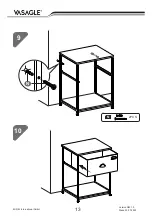 Preview for 13 page of Songmics VASAGLE LVT020B01 Instructions Manual