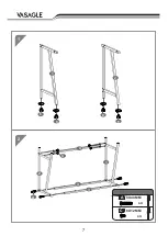 Preview for 7 page of Songmics VASAGLE LWD40 Quick Start Manual