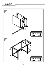 Preview for 14 page of Songmics VASAGLE LWD65 Manual