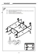 Preview for 17 page of Songmics VASAGLE LWD65 Manual