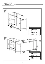 Предварительный просмотр 11 страницы Songmics VASAGLE LWD72 Manual