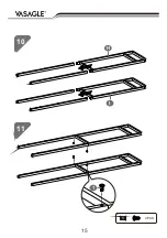 Preview for 15 page of Songmics VASAGLE XHSR22 Manual