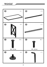 Предварительный просмотр 8 страницы Songmics VASAGLE XLWD21 Manual