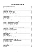 Preview for 2 page of Sonic Alert HomeAware HA360MK User Manual