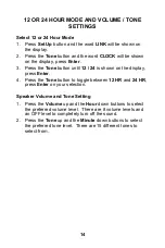 Preview for 15 page of Sonic Alert HomeAware HA360MVSB Manual