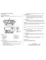 Предварительный просмотр 2 страницы Sonic Alert SONIC BOOM ALARM CLOCK SB300SS User Manual