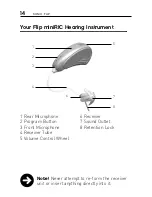 Preview for 14 page of Sonic Innovations Flip FL100 User Manual