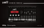 SONIC-POTIONS Erica Synths LXR-02 Owner'S Manual preview