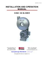 Sonic 350 Installation And Operation Manual preview