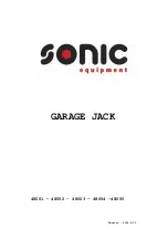 Sonic 48001 Instruction Manual preview