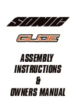 Sonic 867/4249 Assembly Instructions & Owner'S Manual preview