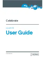 Предварительный просмотр 1 страницы Sonic Celebrate 100 User Manual