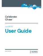 Sonic Celebrate Cheer miniRite User Manual preview